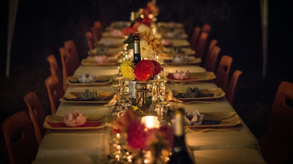 corporate Christmas dinner